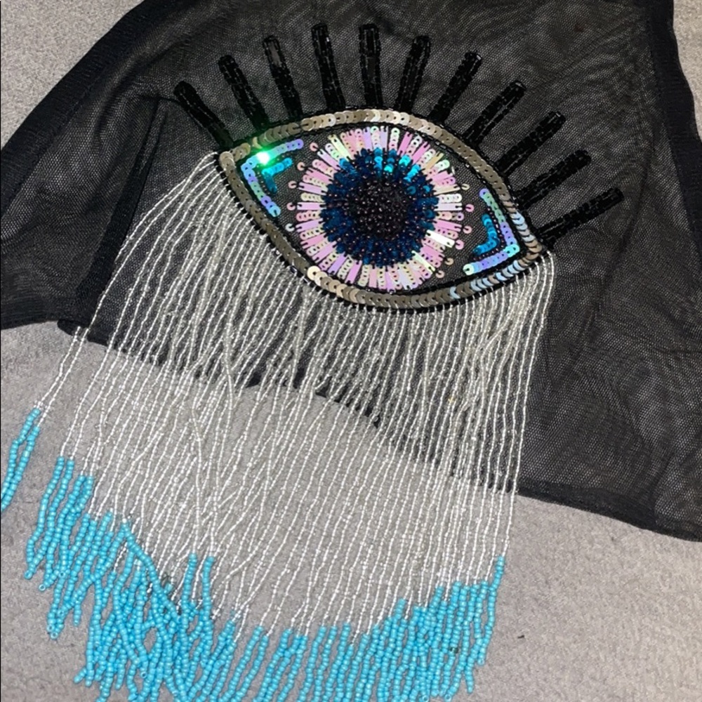 Gorgeous Mesh Festival Top TOPSHOP